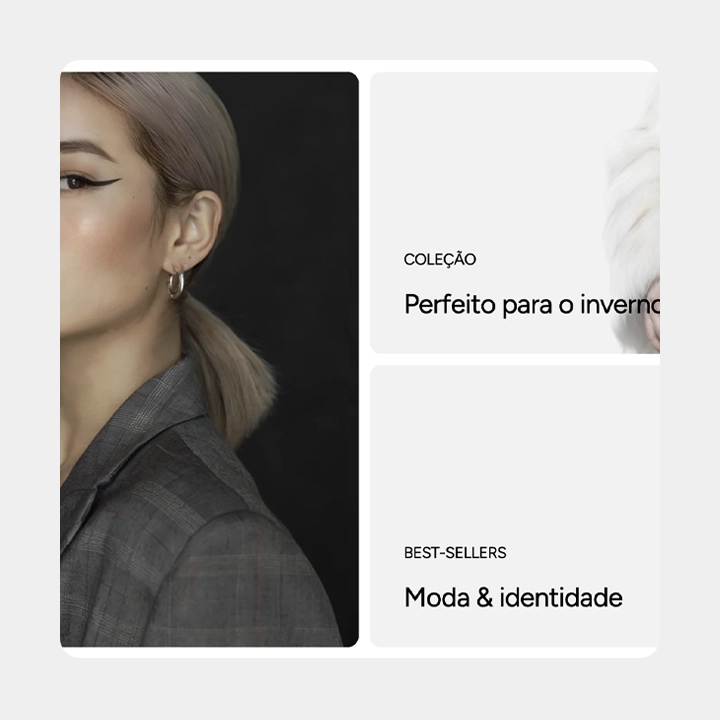 Grade de imagens